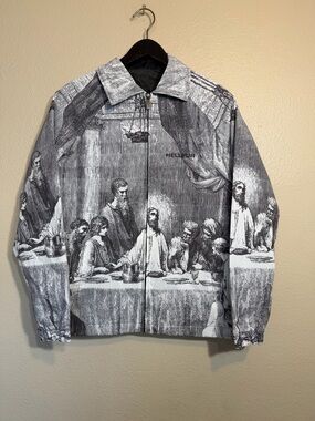 HELLPUR Last Supper Jesus Da Vinci Jacket 
Lightweight Jacket men’s XS